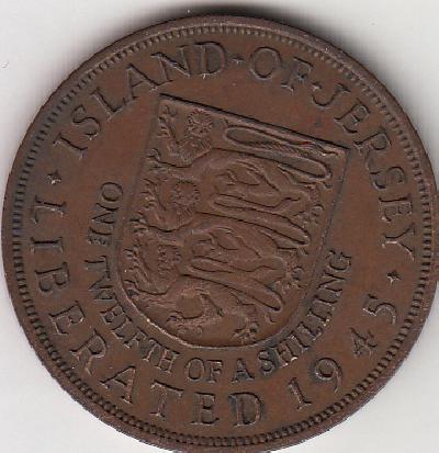 Beschrijving: 1/12 Shilling GEORGIUS VI  